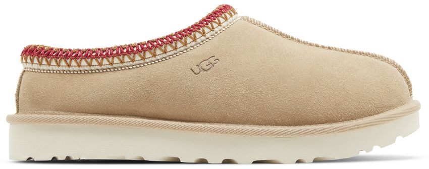 Wmns Tasman Slipper 'Sand Dark Cherry'