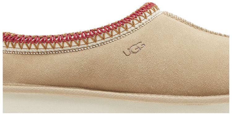 Wmns Tasman Slipper Sand Dark Cherry