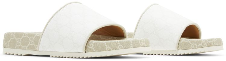 Gucci GG Supreme Sandal White
