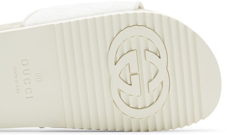 Gucci GG Supreme Sandal White