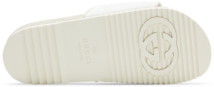 Gucci GG Supreme Sandal White