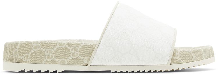 Gucci GG Supreme Sandal White