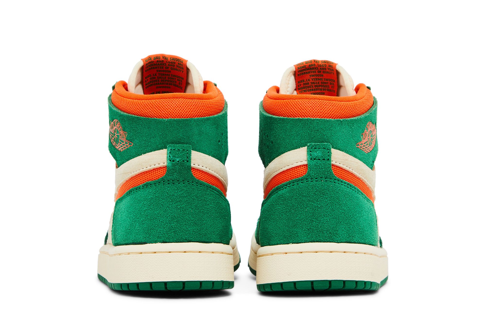 Orange and green jordan 1s clearance