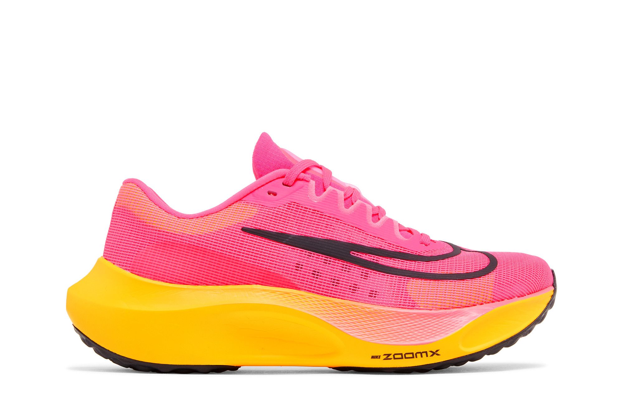 Pink nike zoom fly hot sale