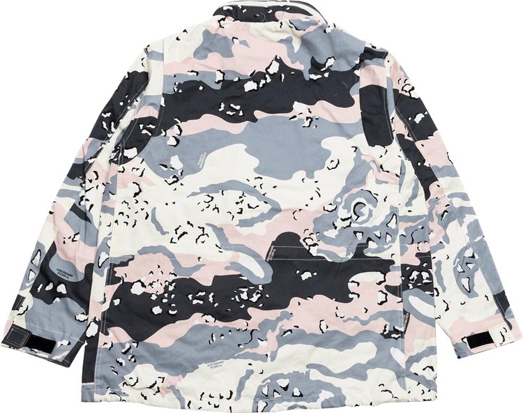 Icecream Dessert Camo Jacket Whisper White