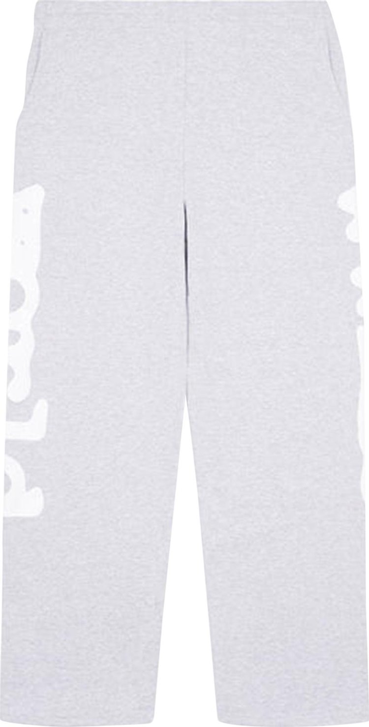 Sp5der Straight Leg Beluga Sweatpants Heather Grey