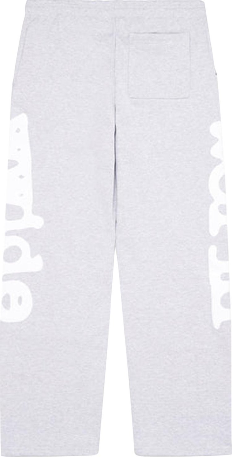 Sp5der Straight Leg Beluga Sweatpants Heather Grey