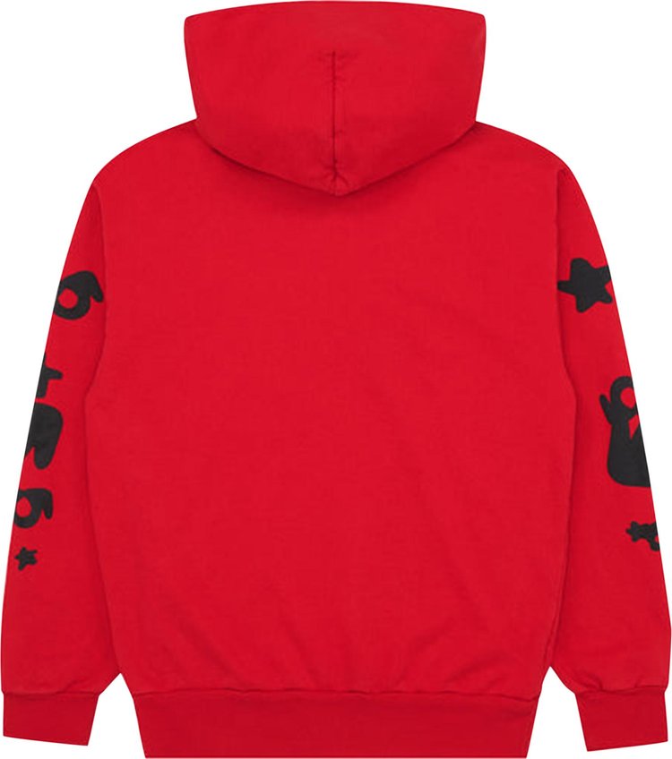 Sp5der Beluga Hoodie RedBlack