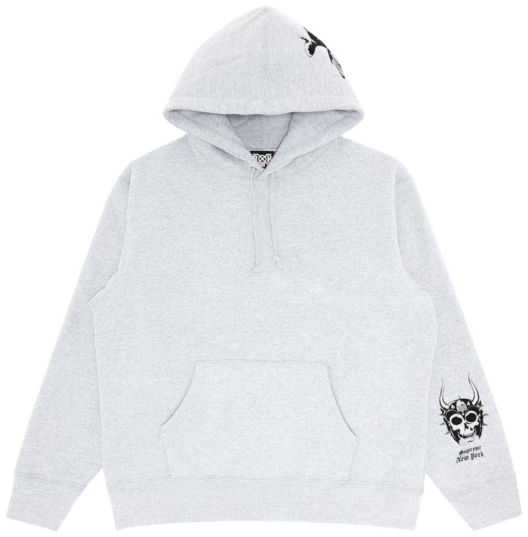 Supreme x Bounty Hunter Hooded Sweatshirt Ash Grey
