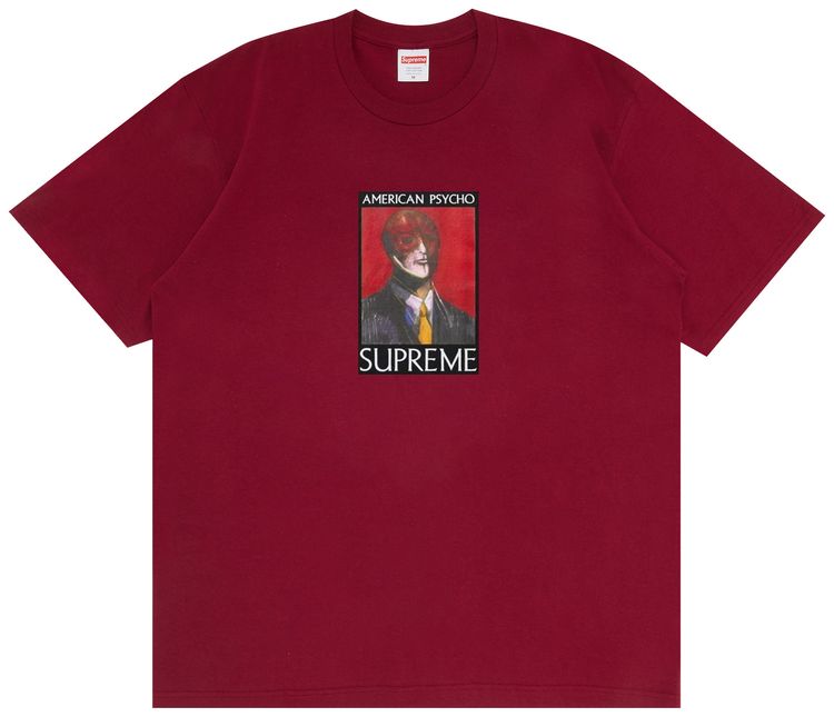 Supreme American Psycho Tee Cardinal