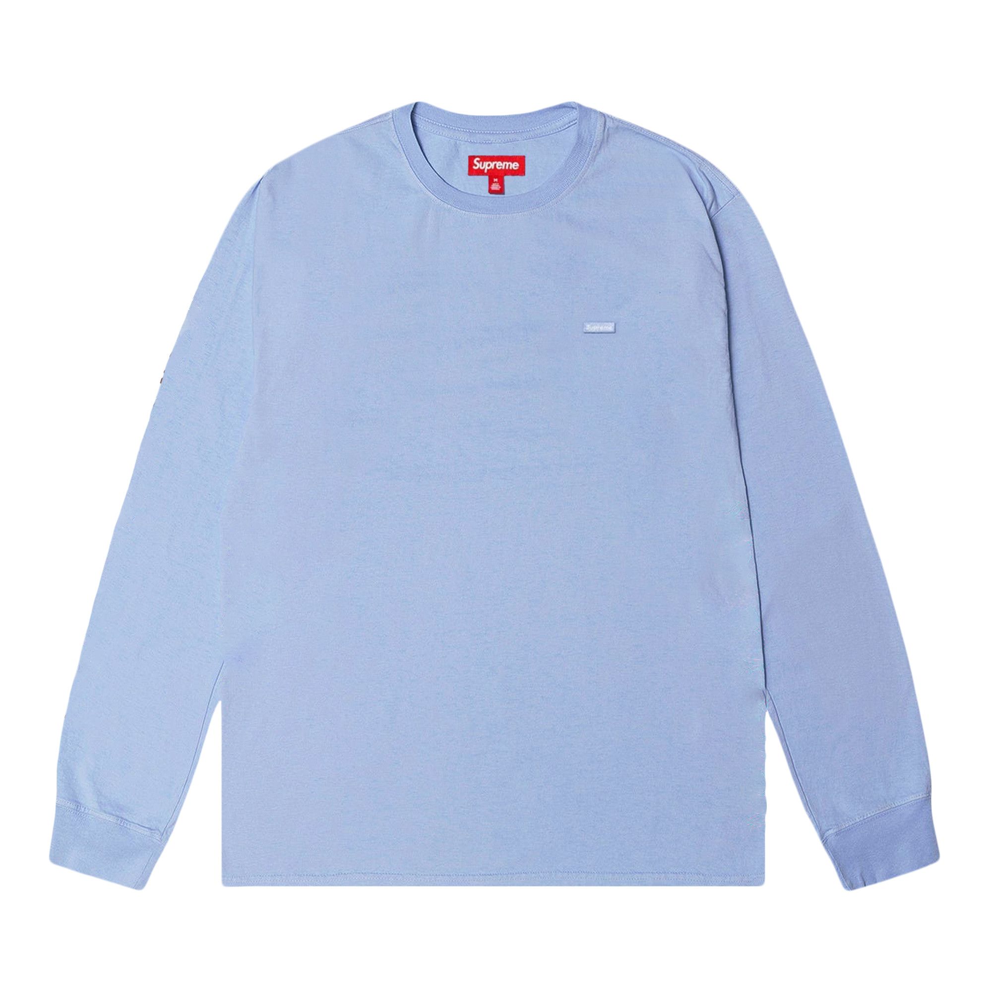 トップス Supreme Small Box L/S Tee Lavender Blue Buy Supreme Small Box Long-Sleeve Tee 'Lavender Blue' - FW23KN40