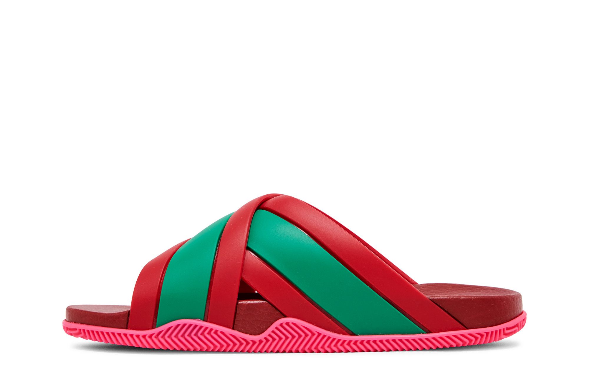 Gucci web slide sandal white hotsell