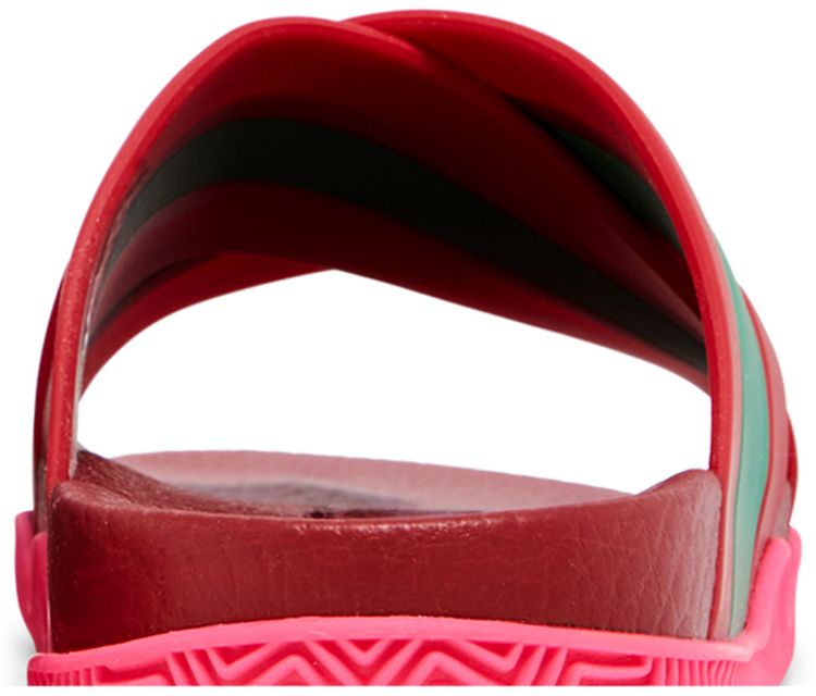 Gucci Wmns Web Stripe Slide Sandal Coral