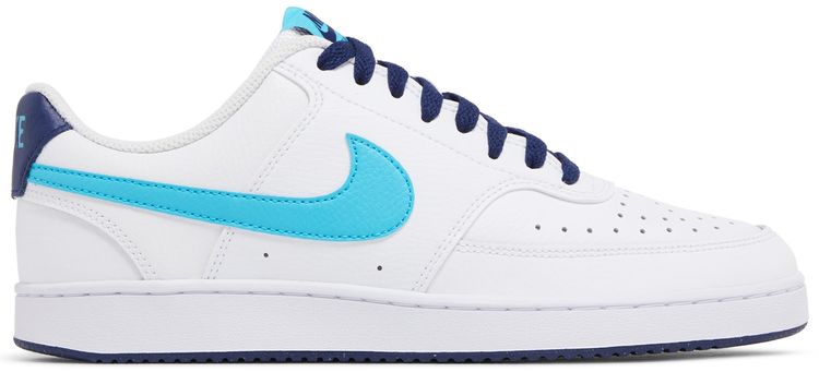 Nike Court Vision Low White Turquoise Blue