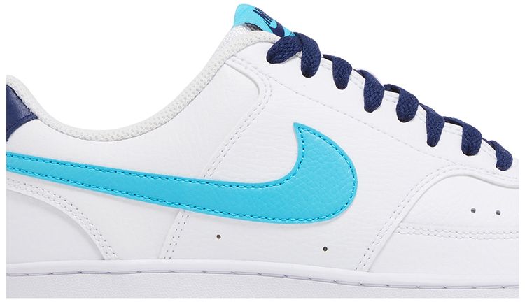 Nike Court Vision Low White Turquoise Blue