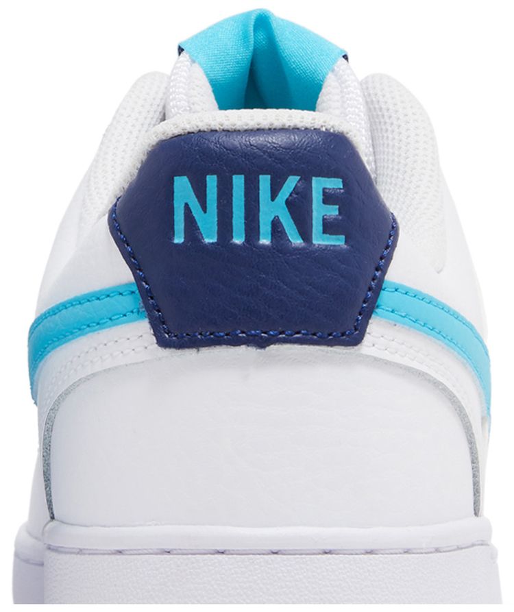 Nike Court Vision Low White Turquoise Blue