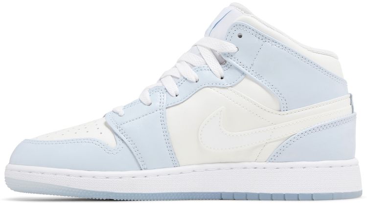 Air Jordan 1 Mid SE GS Glitter Swoosh