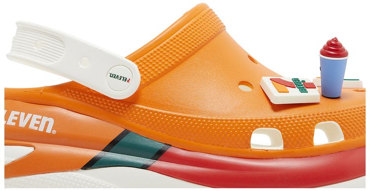 7 Eleven x Crocs Mega Crush Clog Orange