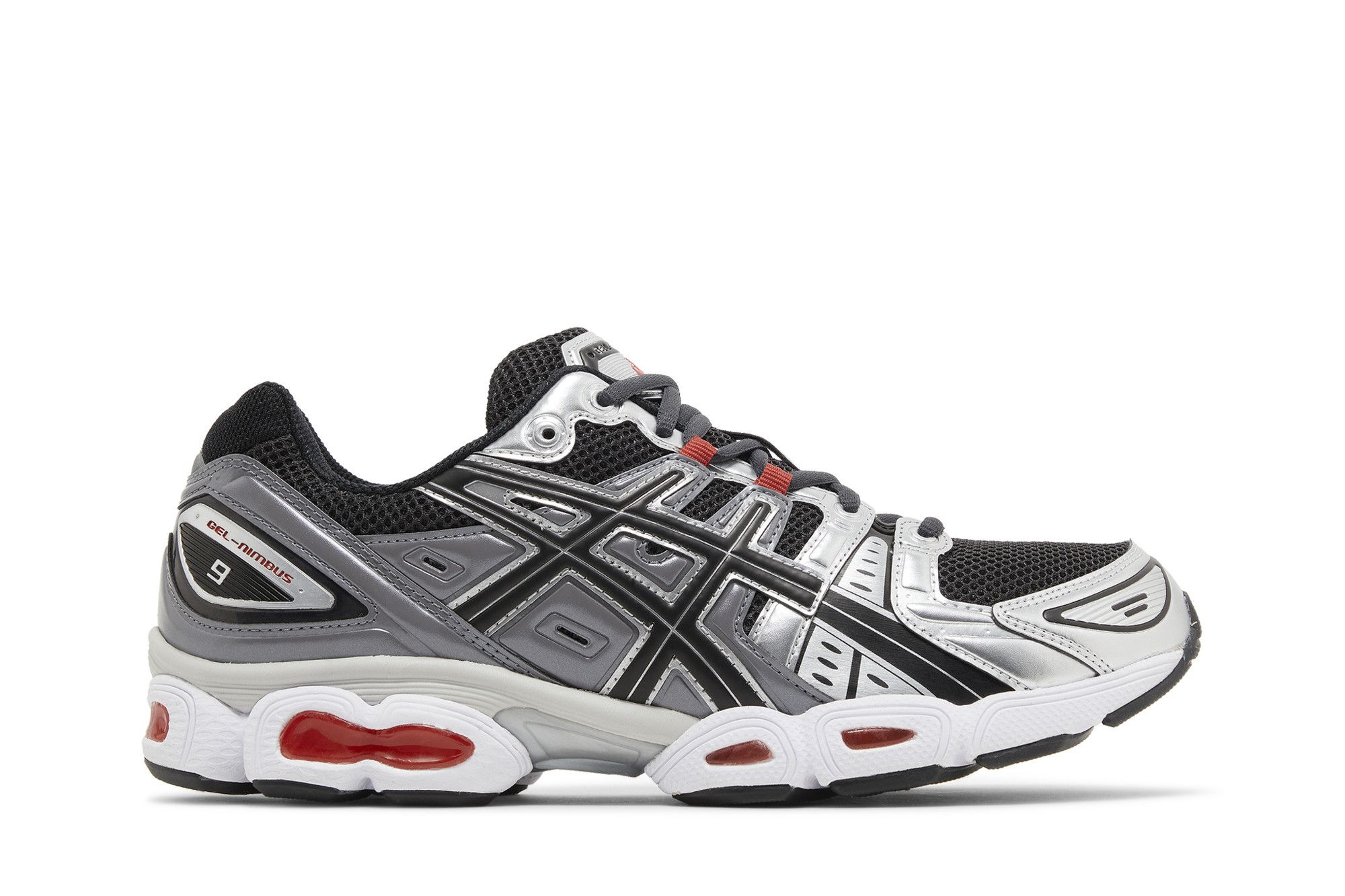 Buy ASICS Gel Nimbus 9 'Graphite Grey Red' - 1201A424 023 | GOAT CA