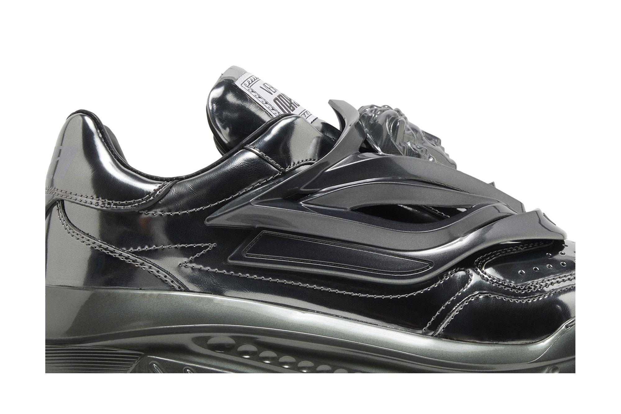 Buy Versace Odissea Caged Rubber Medusa Sneaker 'Metallic