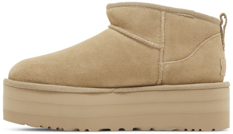 Wmns Classic Ultra Mini Platform Boot Mustard Seed