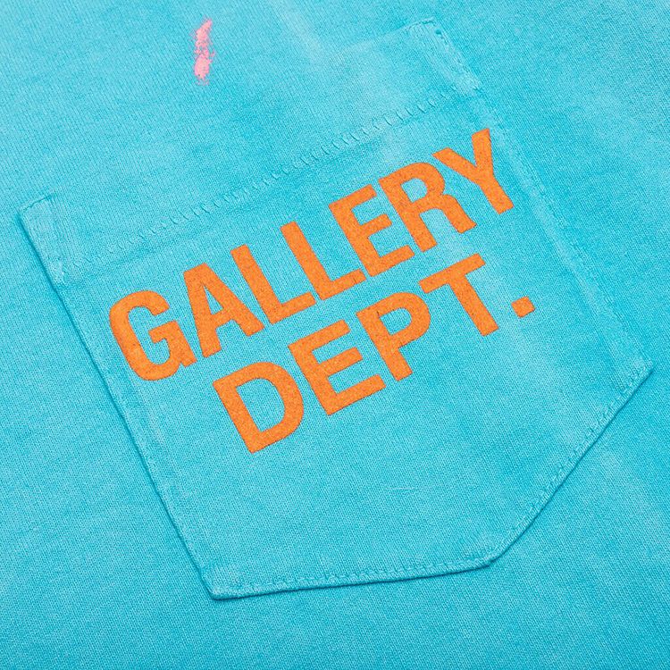 Gallery Dept Vintage Logo Painted Tee Turquoise