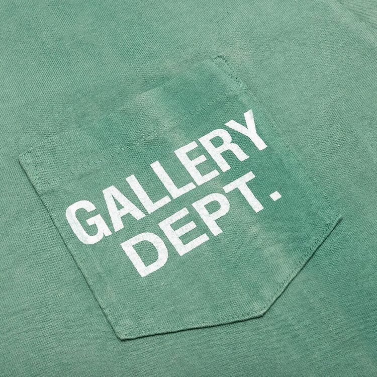 Gallery Dept Vintage Logo Painted Tee Green