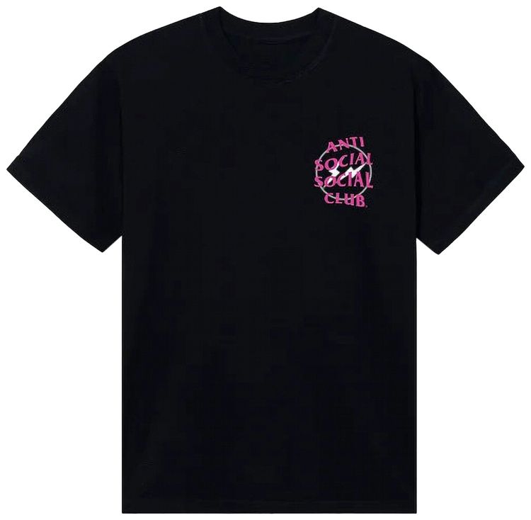 Anti Social Social Club x Fragment Half Tone Tee BlackPink
