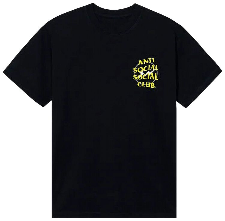 Anti Social Social Club x Fragment Half Tone Tee BlackYellow