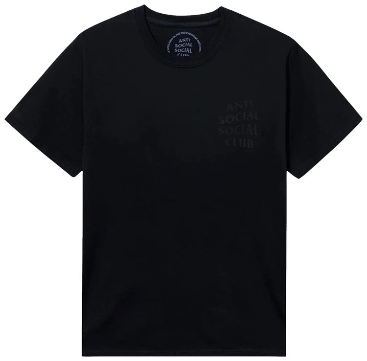 Anti Social Social Club Basket Rack 3M Tee Black