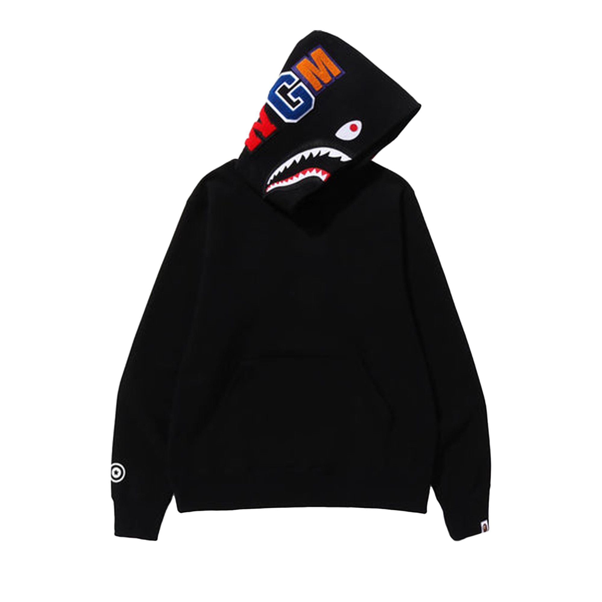 Buy BAPE Shark Pullover Hoodie Black 1K30 114 004 BLACK GOAT SA