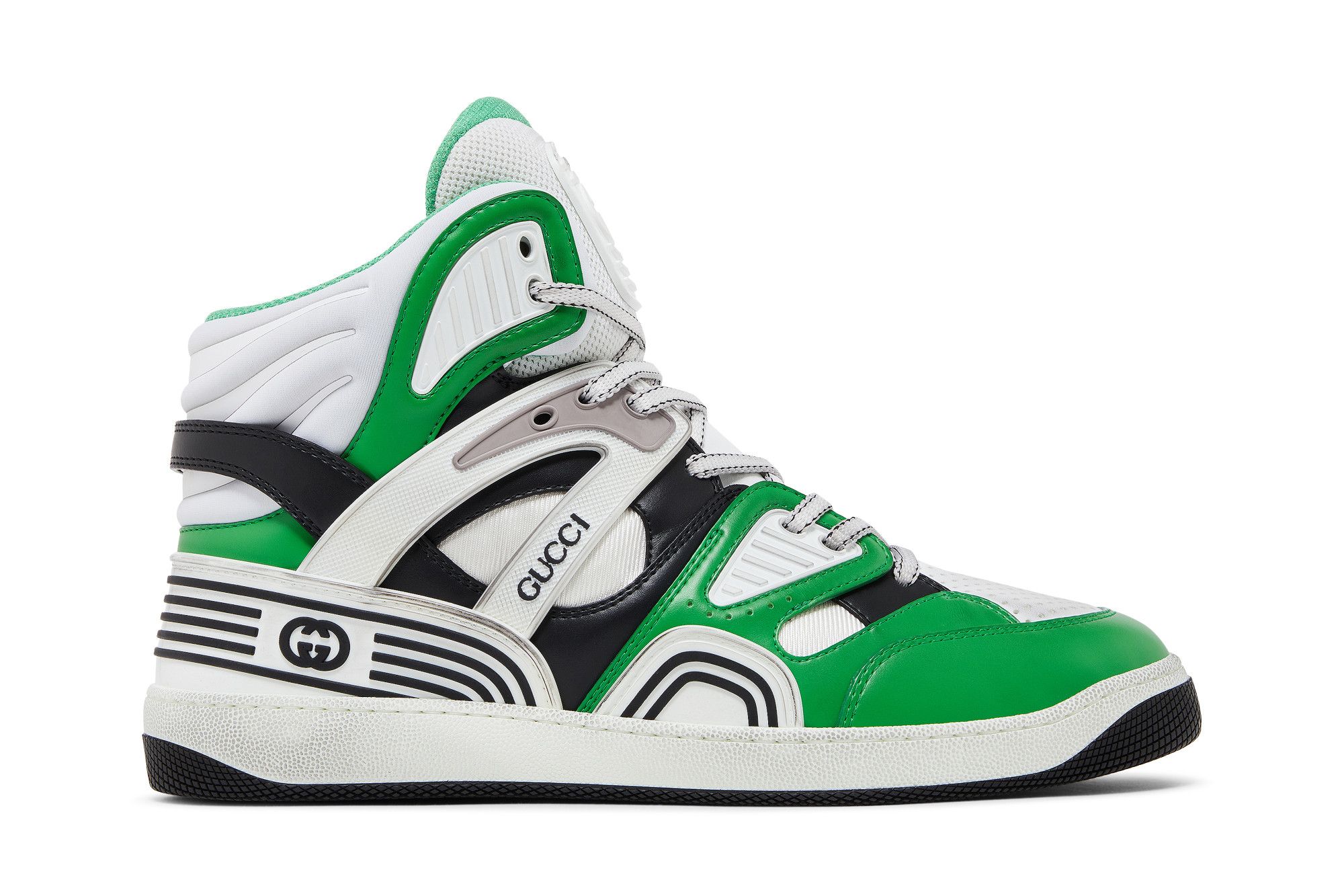 Size 10.5 Gucci Basket High Green Demetra