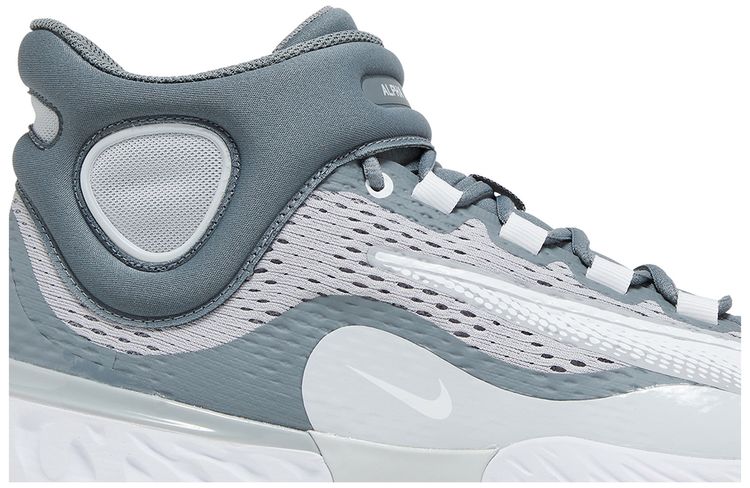 Nike Alpha Huarache Elite 4 Mid Wolf Grey White