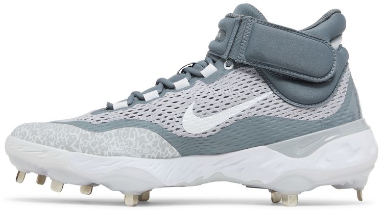 Nike Alpha Huarache Elite 4 Mid Wolf Grey White