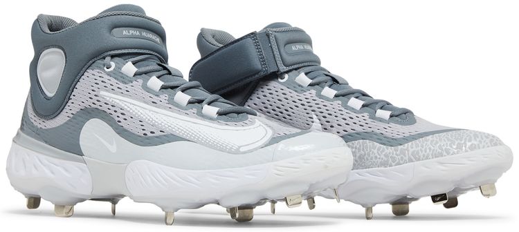 Nike Alpha Huarache Elite 4 Mid Wolf Grey White