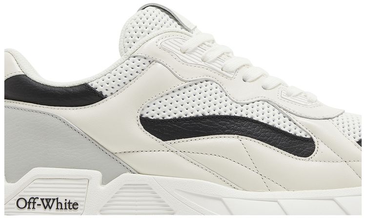 Off White Runner B Sneaker White Black