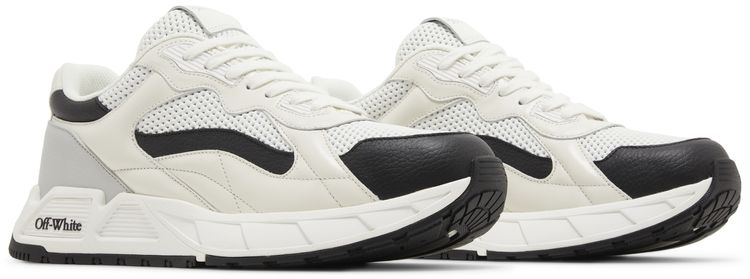 Off White Runner B Sneaker White Black