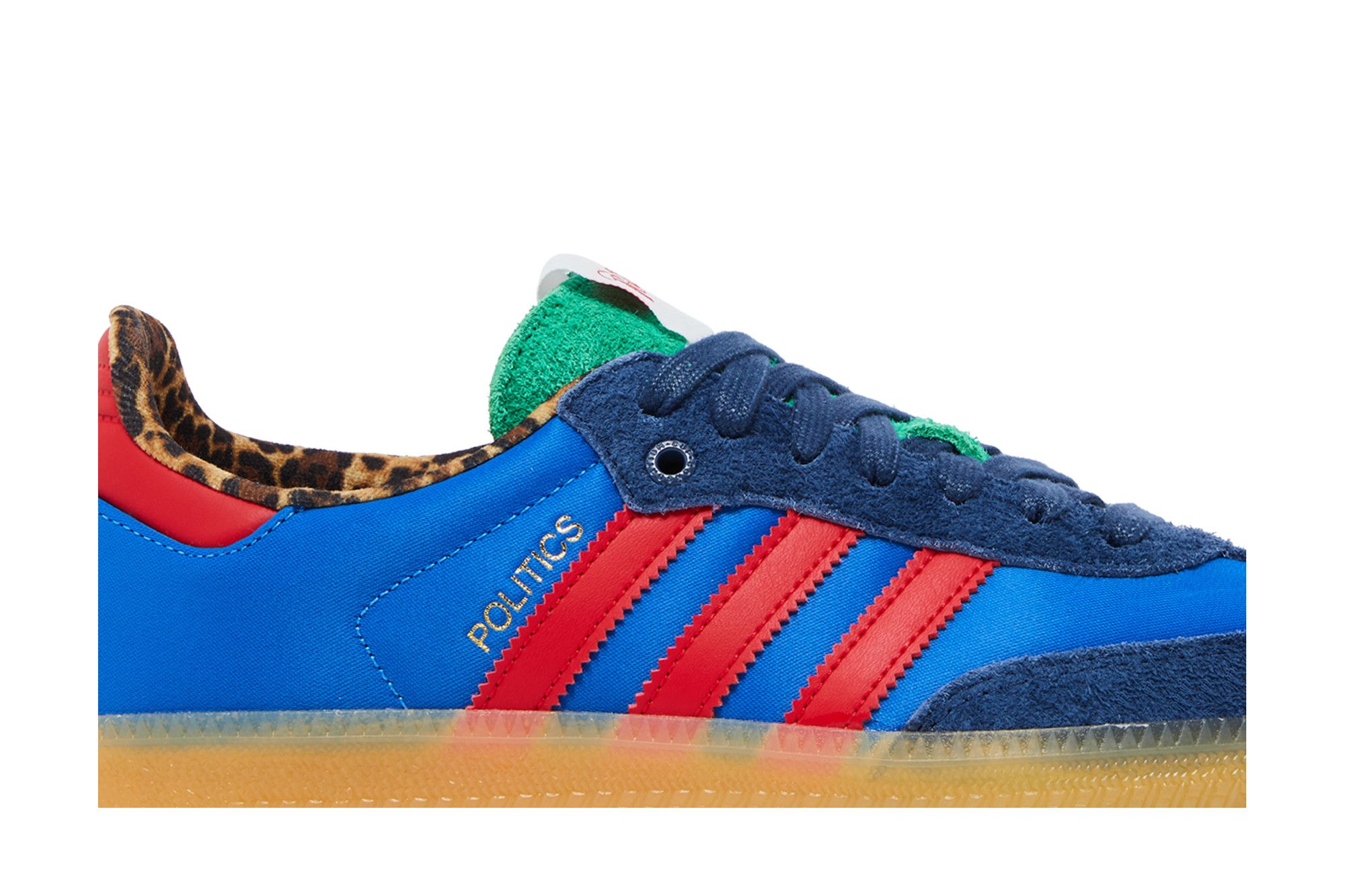 Adidas samba blue red top