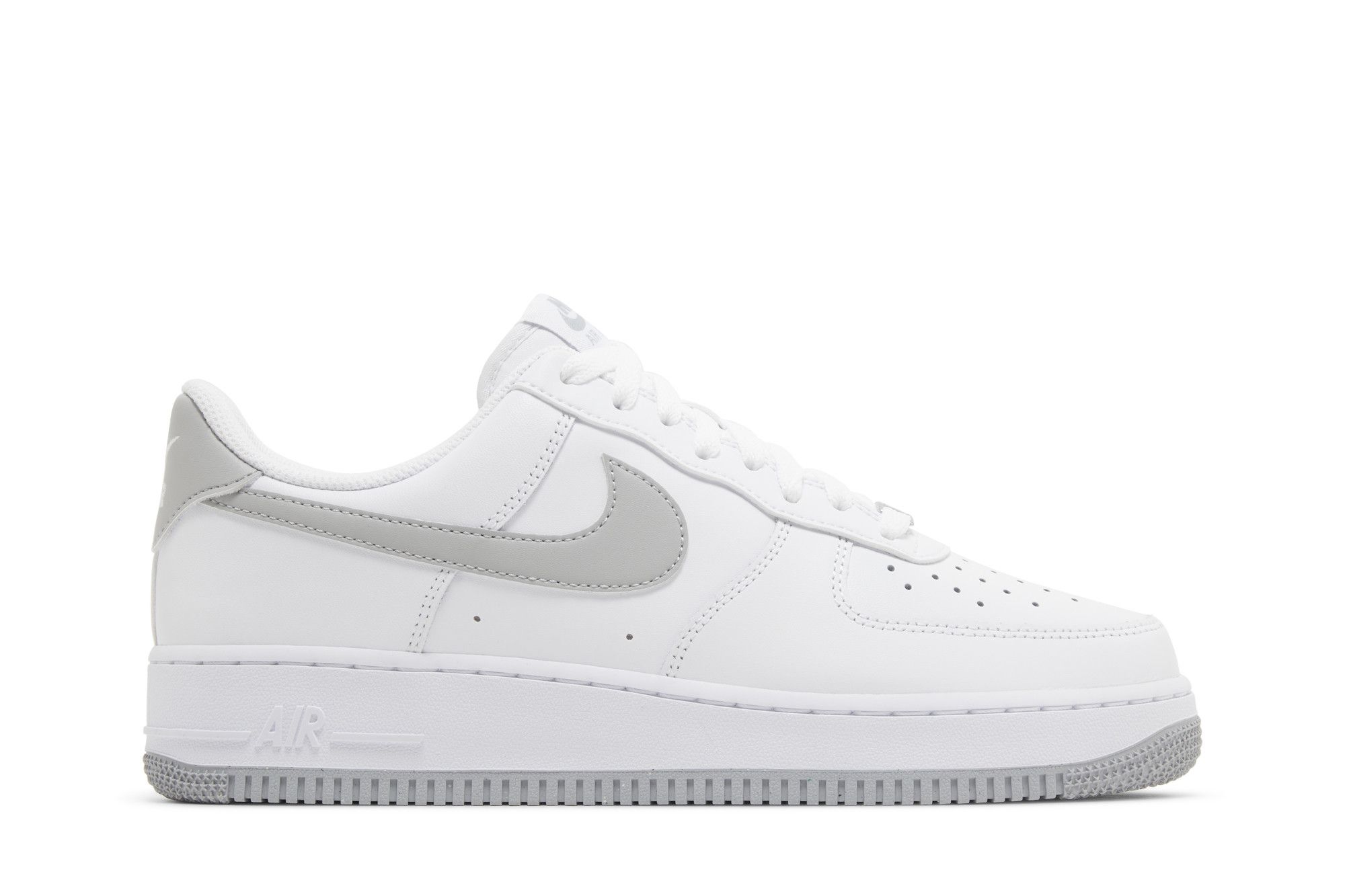 White air force with grey tick sales
