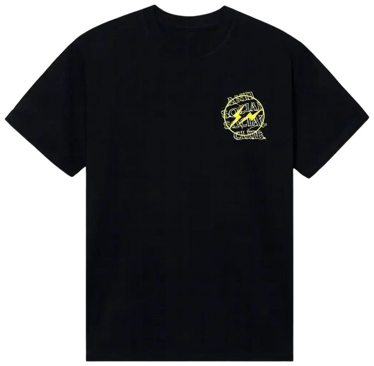 Anti Social Social Club x Fragment Bolt Tee BlackYellow