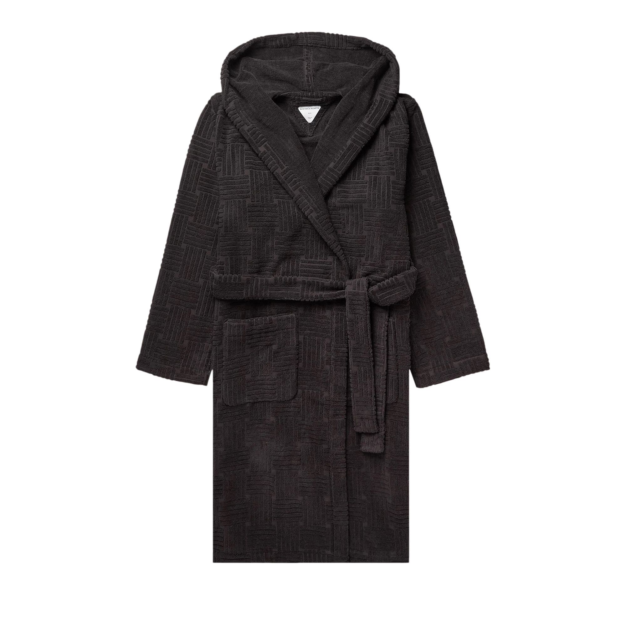 アウターその他 BOTTEGA VENETA  Textured robe NWT $700 Bottega Veneta Mens Cotton Terry Bath Robe Dark