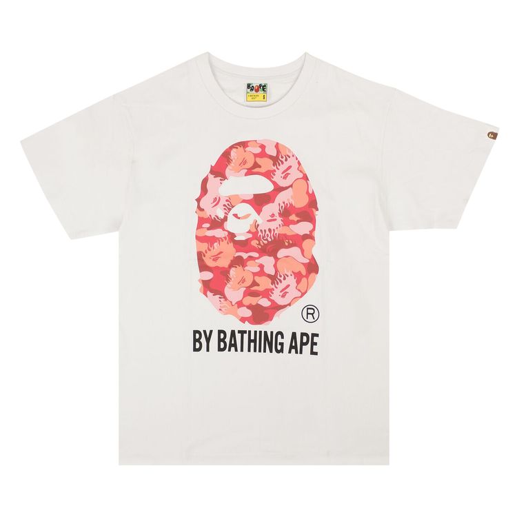 BAPE Big Head Tee WhiteRed
