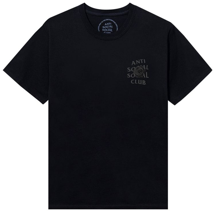 Anti Social Social Club Bat Emoji FF Tee Royal Black