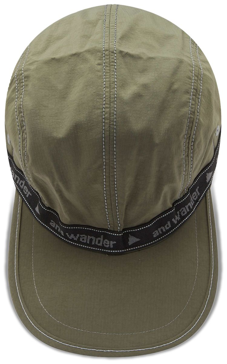 And Wander JQ Tape Cap Khaki