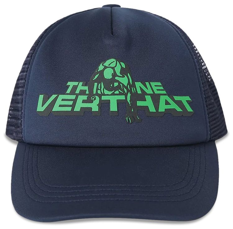 thisisneverthat First Man Title Mesh Trucker Cap Blue