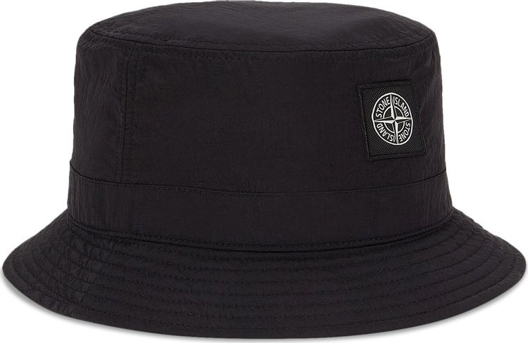 Stone Island Compass Patch Bucket Hat 'Black'