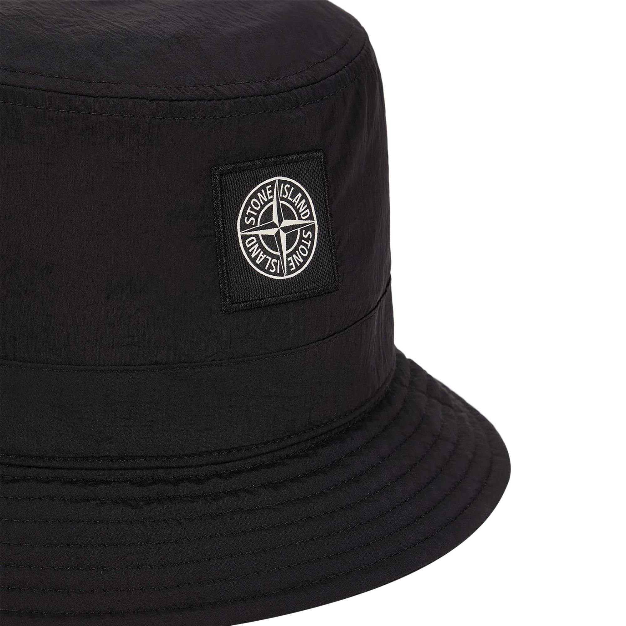 Buy Stone Island Compass Patch Bucket Hat 'Black' - 791599376