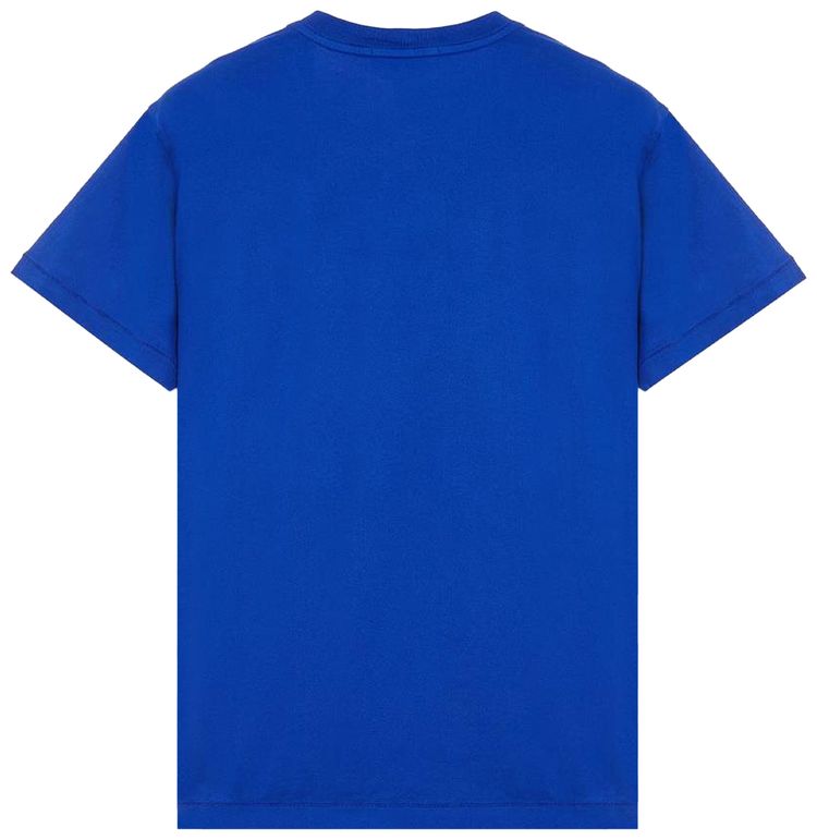 Stone Island Patch Short Sleeve T Shirt Bright Blue