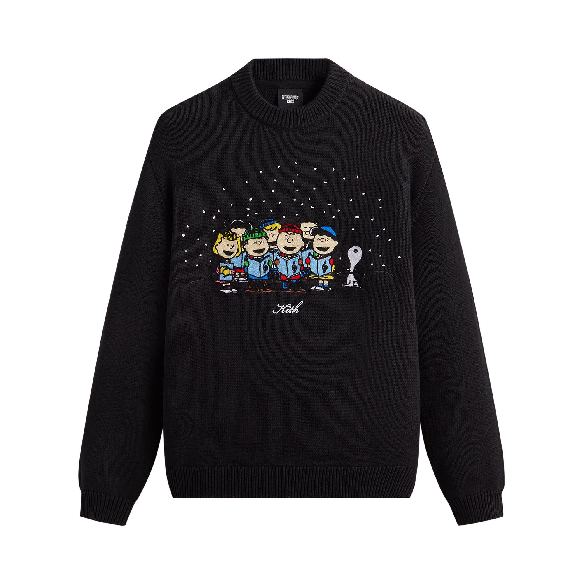 Buy Kith For Peanuts Christmas Carol Sweater 'Black' - KHM031679 001 | GOAT  SA