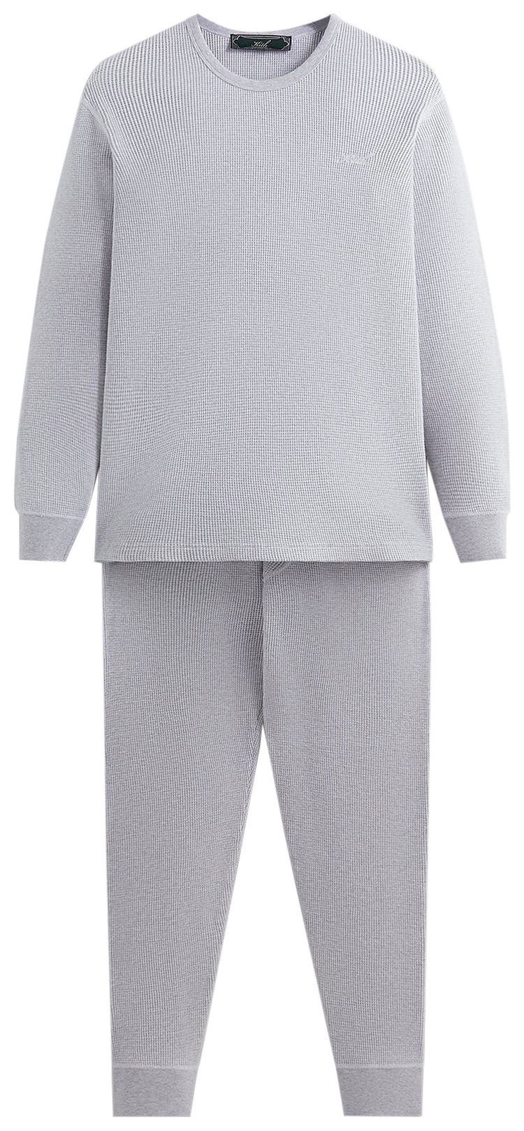 Kith Waffle Thermal Set Light Heather Grey